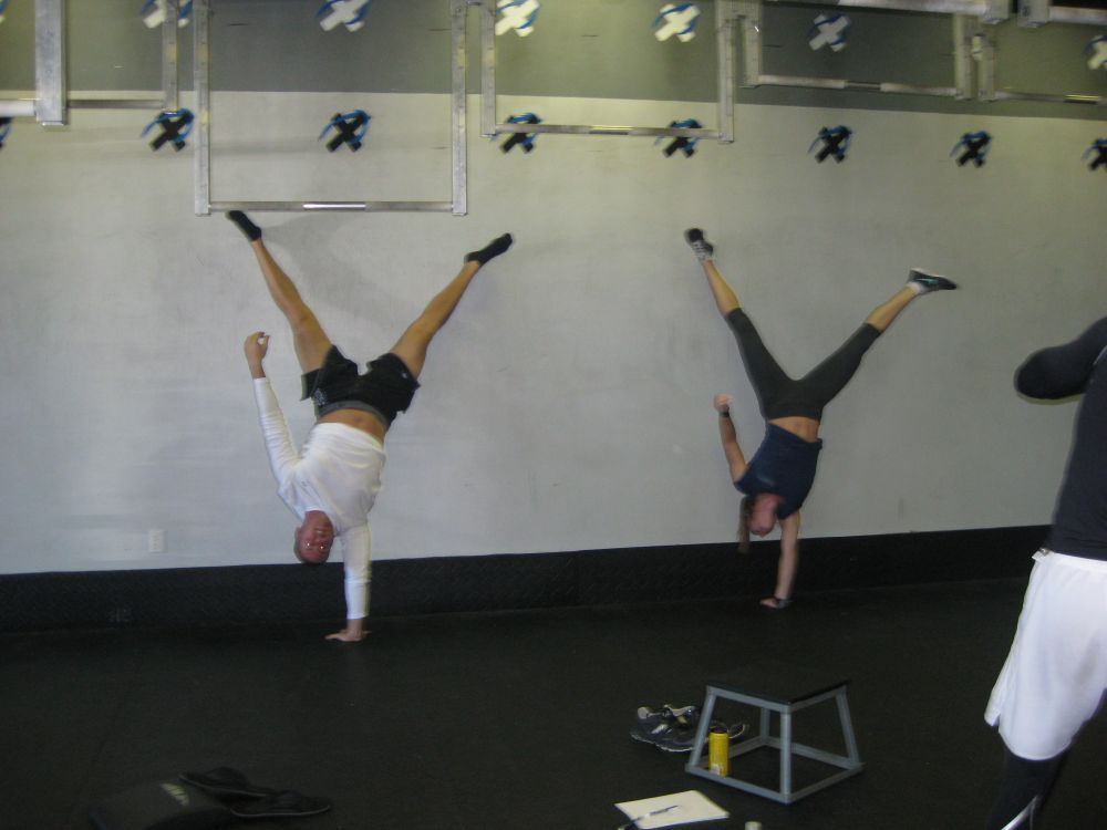Amazing one arm handstand work!